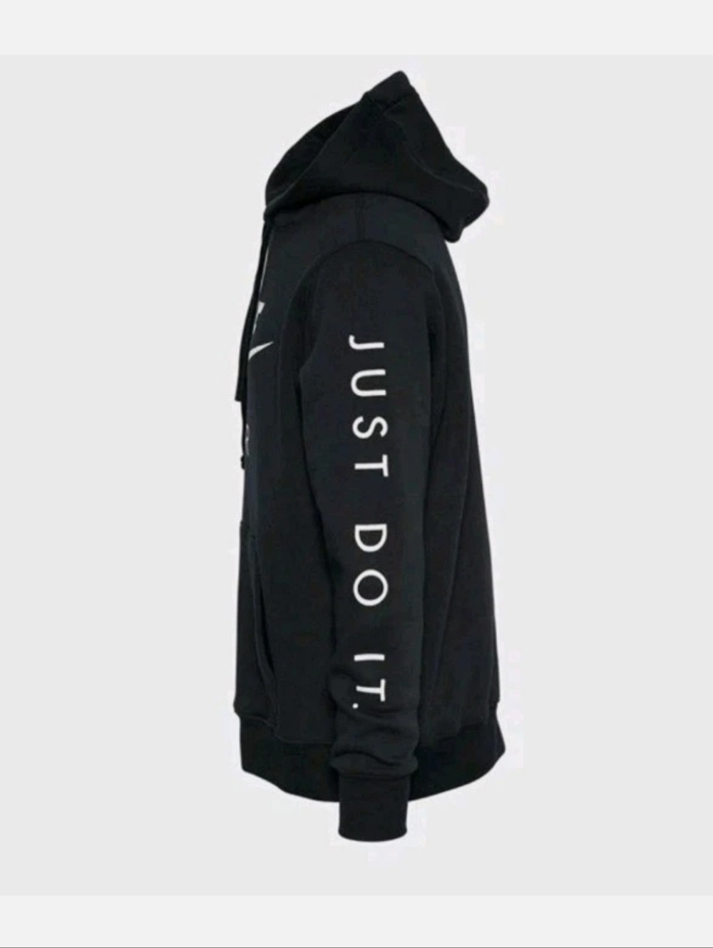 NWT Men's Nike Black Hoodie with White Nike Air Logo - Picture 3 of 4